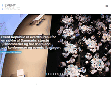 Tablet Screenshot of eventrepublic.dk